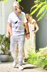MARGOT ROBBIE and Tom Ackerley Visit Her Parents