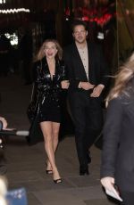 MARGOT ROBBIE Arrives at EE Bafta Film Awards 2024 Nominees Party in London 02/17/2024