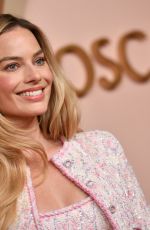 MARGOT ROBBIE at 96th Oscars Nominees Luncheon in Beverly Hills 02/12/2024