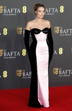 MARGOT ROBBIE at EE Bafta Film Awards 2024 in London 02/18/2024
