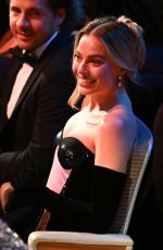 MARGOT ROBBIE at EE Bafta Film Awards 2024 in London 02/18/2024