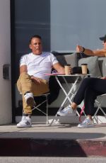 MARIA MENOUNOS Out for Coffee in Los Angeles 02/24/2024