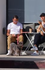 MARIA MENOUNOS Out for Coffee in Los Angeles 02/24/2024