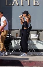 MARIA MENOUNOS Out for Coffee in Los Angeles 02/24/2024