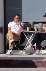 MARIA MENOUNOS Out for Coffee in Los Angeles 02/24/2024