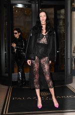 MARIACARLA BOSCONO Arrives at Gucci Fashion Show at Palazzo Parigi in Milan 02/23/2024