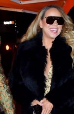 MARIAH CAREY Leaves Mea Culpa Premiere at Paris Theater in New York 02/15/2024