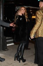 MARIAH CAREY Leaves Mea Culpa Premiere at Paris Theater in New York 02/15/2024