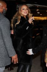 MARIAH CAREY Leaves Mea Culpa Premiere at Paris Theater in New York 02/15/2024