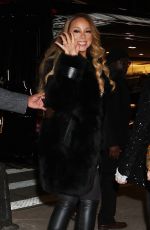 MARIAH CAREY Leaves Mea Culpa Premiere at Paris Theater in New York 02/15/2024