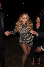 MARIAH CAREY Out for Dinner at Craig