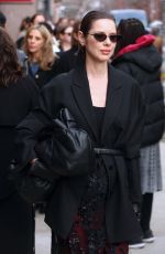MARINA INGVARSSON Arrives at Jason Wu Show at New York Fashion Week 02/11/2024