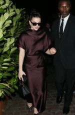 MARISA ABELA Leaves Netflix BAFTA Awards Afterparty at Chiltern Firehouse in London 02/18/2024