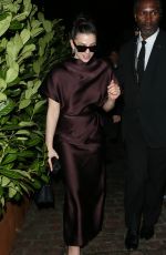 MARISA ABELA Leaves Netflix BAFTA Awards Afterparty at Chiltern Firehouse in London 02/18/2024