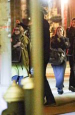 MARY KATE, ASHLEY and ELIZABETH OLSEN Night Out in New York 02/06/2024