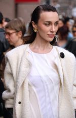 MARY LEEST Arrives at Jason Wu Show at New York Fashion Week 02/11/2024