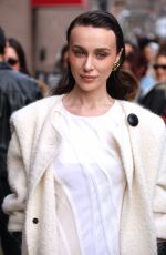MARY LEEST Arrives at Jason Wu Show at New York Fashion Week 02/11/2024
