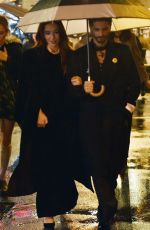 MATILDA DE ANGELIS and Alessandro De Santis at a Dinner in Sanremo 02/17/2024