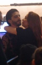 MATILDA DE ANGELIS and Alessandro De Santis at a Dinner in Sanremo 02/17/2024