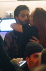 MATILDA DE ANGELIS and Alessandro De Santis at a Dinner in Sanremo 02/17/2024