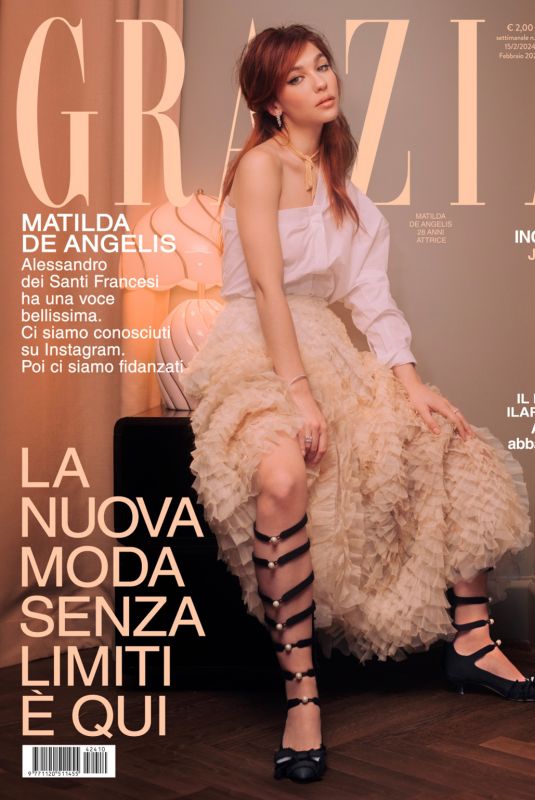 MATILDA DE ANGELIS for Grazia Italy, February 2024