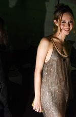 MAUDE and IRIS APATOW at a Prada Beauty Party in New York 02/09/2024