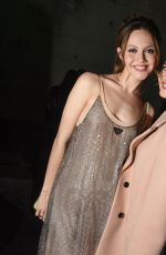 MAUDE and IRIS APATOW at a Prada Beauty Party in New York 02/09/2024