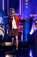 MAYA HAWKE Performs at Tonight Show in New York 02/28/2024