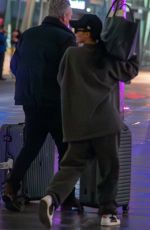 MAYA JAMA Flies into Heathrow Airport in London 02/21/2024