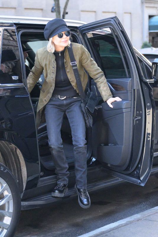MEG RYAN Arrives for Meeting in New York 02/26/2024