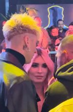 MEGAN FOX and Machine Gun Kelly Arrives at a Concert in Las Vegas 02/10/2024