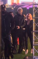 MEGAN FOX and Machine Gun Kelly Arrives at a Concert in Las Vegas 02/10/2024