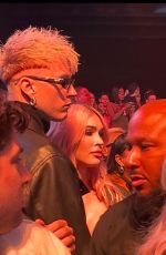 MEGAN FOX and Machine Gun Kelly Arrives at a Concert in Las Vegas 02/10/2024
