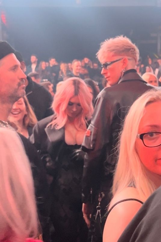 MEGAN FOX and Machine Gun Kelly Arrives at a Concert in Las Vegas 02/10/2024