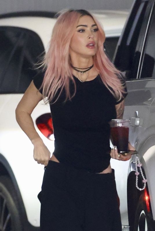 MEGAN FOX Arrives at Uta in Beverly Hills 02/23/2024