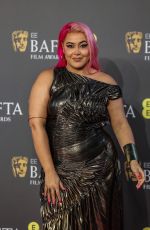MEGAN JAYNE CRABBE at EE Bafta Film Awards 2024 in London 02/18/2024