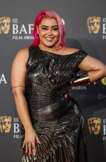 MEGAN JAYNE CRABBE at EE Bafta Film Awards 2024 in London 02/18/2024