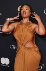 MEGAN THEE STALLION at Clive Davis Pre-Grammy Gala in Los Angeles 02/03/2024