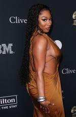 MEGAN THEE STALLION at Clive Davis Pre-Grammy Gala in Los Angeles 02/03/2024