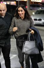 MEGHAN MARKLE Out for Sushi Dinner with a Friend at Asanebo in Studio City 02/22/2024