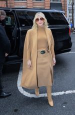 MELANIE LAURENT Arrives at Michael Kors FW24 Show at New York Fashion Week 02/13/2024