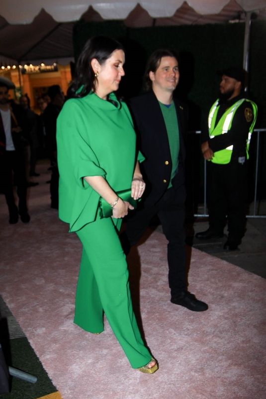 MELANIE LYNSKEY and Jason Ritter Arrives at Lola Premiere at Regency Bruin Theatre in Los Angeles 02/03/2024