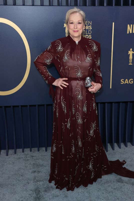 MERYL STREEP at 30th Annual Screen Actors Guild Awards in Los Angeles 02/24/2024