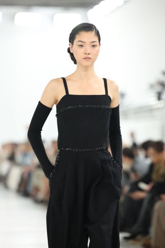 MIKA SCHNEIDER at Max Mara Fashion Show at Milan Fashion Week 02/22/2024