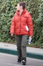 MILA KUNIS Out and About in Los Angeles 02/02/2024