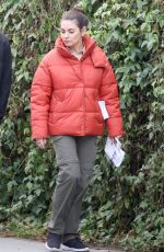 MILA KUNIS Out and About in Los Angeles 02/02/2024