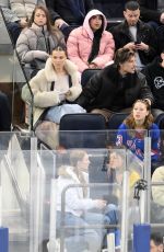 MILLIE BOBBY BROWN at New York Rangers vs Montreal Canadiens NHL Game at Madison Square Garden 02/15/2024
