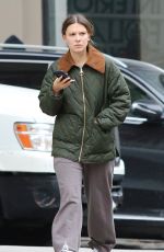MILLIE BOBBY BROWN Out for Wedding Dress Shopping at a Bridal Shop in Downtown Manhattan 02/15/2024