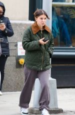 MILLIE BOBBY BROWN Out for Wedding Dress Shopping at a Bridal Shop in Downtown Manhattan 02/15/2024