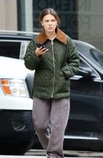 MILLIE BOBBY BROWN Out for Wedding Dress Shopping at a Bridal Shop in Downtown Manhattan 02/15/2024